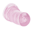 Sue Johanson Super Head Honcho Stroker in a clear pink color, featuring a textured design for enhanced stimulation.