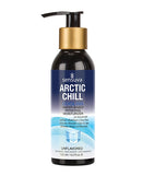 Sensuva Cooling Water-Based Moisturizer Arctic Chill 4 oz in a bottle with a pump for easy dispensing.