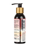 Sensuva Warming Water-Based Moisturizer Heat Wave 4 Oz bottle with pump and ingredient details on label.