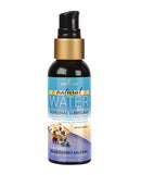Sensuva Natural Water Based Lubricant 2 oz Blueberry Muffin bottle with bakery-inspired flavor design.