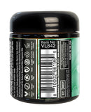 Sensuva Lit Eucalyptus & Tea Leaf Releaf Massage Candle 4 Oz jar with ingredients and barcode.