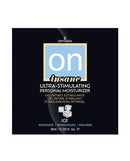 ON Insane Ultra Ice Stimulating Personal Moisturizer 6 ml packaging featuring an icy design.