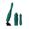 ZALO Sesh Compact Sex Machine in Turquoise Green with PowerThrust technology and vibrating massage sticks.