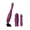 ZALO Sesh Compact Sex Machine in Velvet Purple with PowerThrust technology and interchangeable vibrating massage sticks.