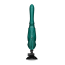 ZALO Sesh Compact Sex Machine in Turquoise Green with PowerThrust technology and telescopic range for a deeply satisfying experience.