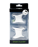 Sport Fucker Ergonomic Ball Stretcher Kit White packaging showing two ball stretchers.