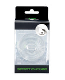 Sport Fucker Skater Boyz Cock Ring Ball Stretcher Clear in packaging, showcasing its thick skateboard wheel design.