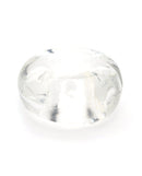 Sport Fucker Skater Boyz Cock Ring Ball Stretcher Clear showing the thick, clear donut-style design.