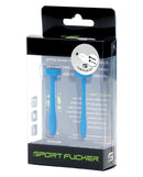 Sport Fucker Cum Plug Urethral Sound Kit Blue packaging featuring silicone sounds for safe internal stimulation.