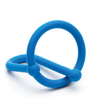Sport Fucker Cum Stopper 2.0 Urethral Plug Blue displayed on a clean surface.