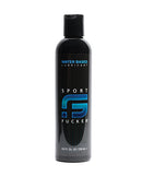 Sport Fucker Water Based Lubricant 8 oz bottle for smooth and reliable glide during intimate moments.