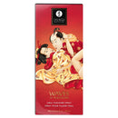 Shunga Waves Of Pleasure Oral Spray Sparkling Strawberry packaging featuring a romantic illustration.