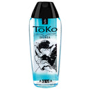 Shunga Toko Aqua Water Based Lubricant 5.5 Oz bottle with elegant design for personal use.