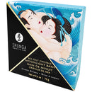 Shunga Moonlight Bath Sea Salt Crystals Ocean Breeze 2.6 Oz packaging with artistic design and details.