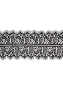 B&W LACE MASK WITH ELASTIC STRAP-3