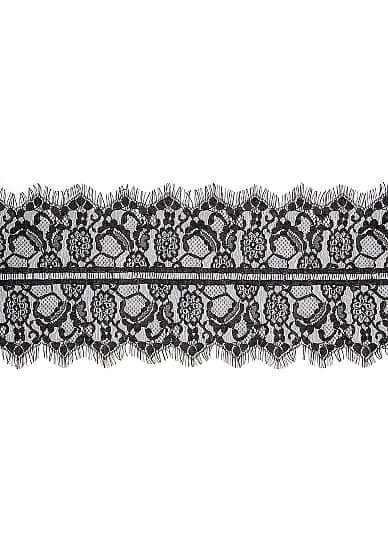 B&W LACE MASK WITH ELASTIC STRAP-3