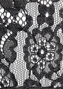 B&W LACE MASK WITH ELASTIC STRAP-4