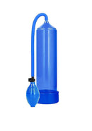 Pumped Classic Penis Pump Blue, a vacuum device for firmness and size enhancement, featuring durable construction and user-friendly design.