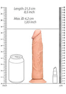 REALROCK 8IN DONG FLESH W/O TESTICLES-7