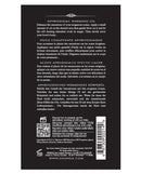 Shunga Warming Oil 3.5 oz Creamy Love Latte packaging showing instructions and ingredients for enhancing erogenous sensations.