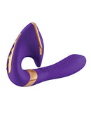 Shunga Soyo Intimate Massager Purple with distinct chambers and powerful vibrations for multisensory pleasure.