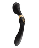 Shunga Zoa Intimate Massager Black featuring body-contouring design for enhanced intimate stimulation