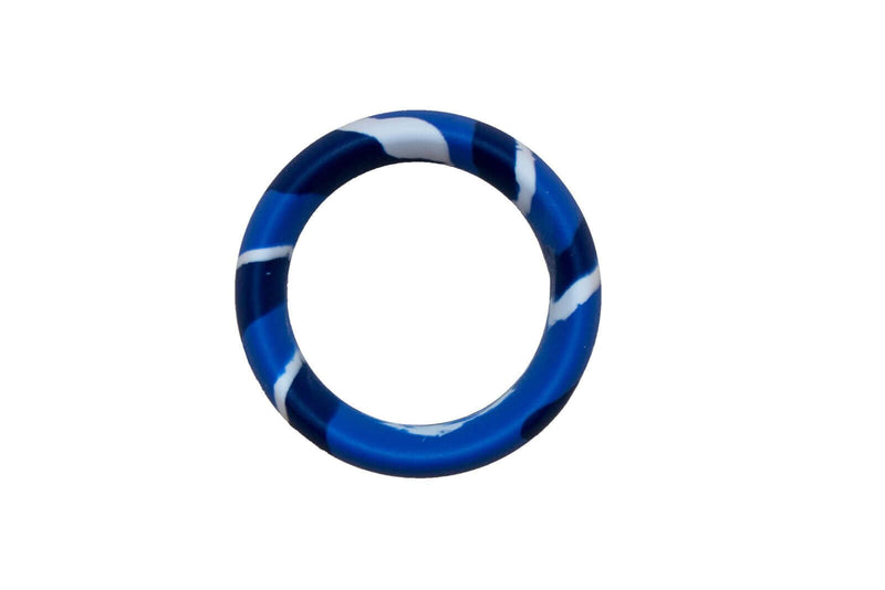 MAJOR DICK COMMANDO SILICONE DONUT BLUE CAMO (1.5IN./38MM)-0