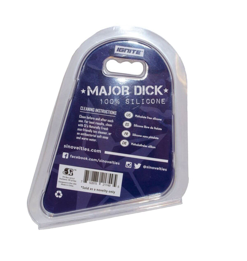 MAJOR DICK COMMANDO SILICONE DONUT BLUE CAMO (1.5IN./38MM)-3