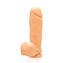 IGINTE THICK COCK W/BALLS 9IN SUCTION FLESH-0