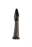 Goose with Suction Cup Medium Black, a sleek black toy with a smooth finish and sturdy suction base.