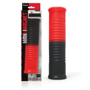 Man Magnet Dual Stroker in red and black packaging, showcasing its versatile stimulation features and realistic feel.