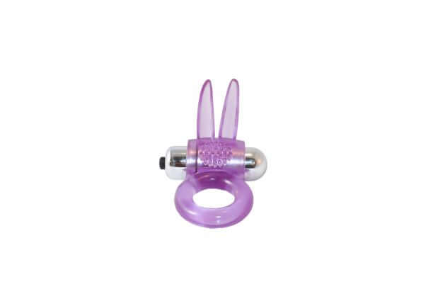 RIBBIDY RABBIT VIBRATING COCK RING-PURPLE-0