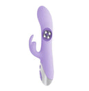 Spinderella Rechargeable Silicone Rabbit Vibrator Purple features a sleek design and powerful, multi-action motors.