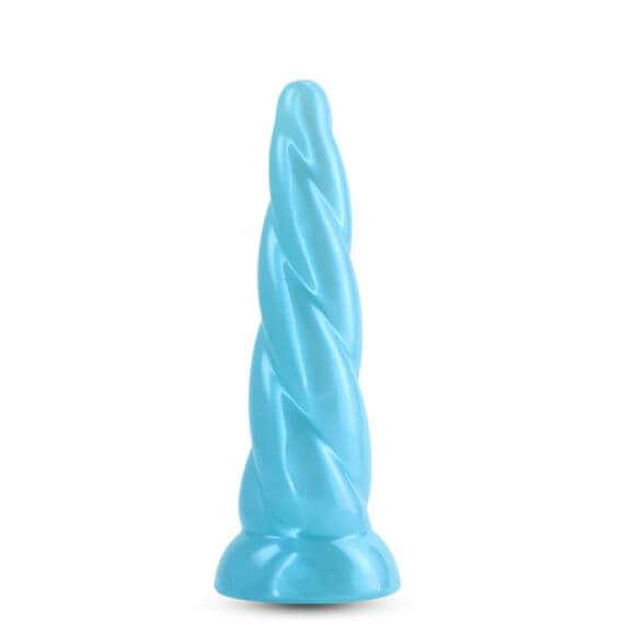 Blue Fantasia Siren Dildo Silicone in a twist design, perfect for unique pleasure experiences.