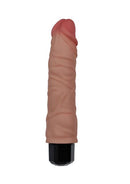 Dr Skin Silicone Dr Hunt Vibrating Dildo 8.75 inch Beige for customizable stimulation and pleasure.