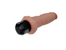 Dr Skin Silicone Dr Webber Vibrating Dildo 9.75 inch with flexible shaft and control button for customizable stimulation