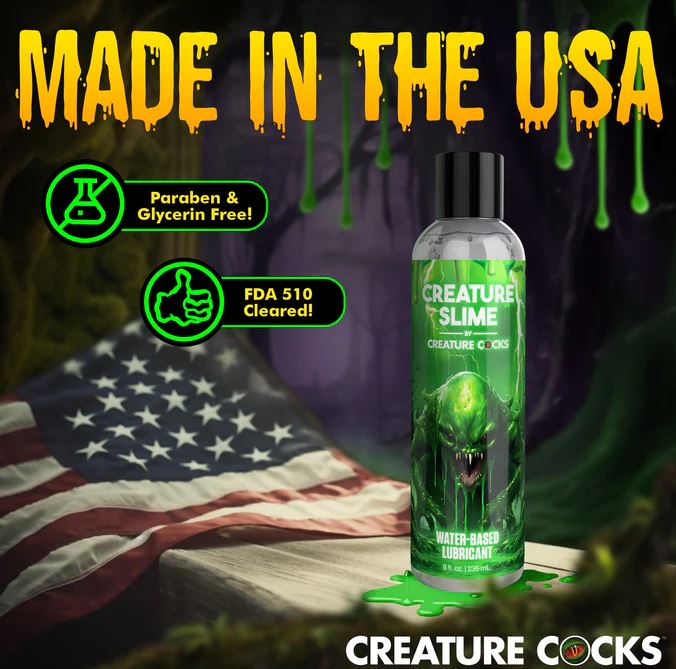 CREATURE COCKS CREATURE SLIME WATER BASED LUBE 8 OZ-1