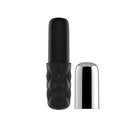Satisfyer Sparkling Darling Mini Clitoral Vibrator with removable cap and sleek design.