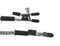 Spartacus adjustable gator nipple clamps with rubber tips and jewel chain for customizable sensation.