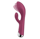 Satisfyer Spinning Rabbit 1 Rotating Rabbit Vibrator with a curved design for dual stimulation.