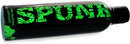 Spunk Pure Silicone Lubricant 8 Oz bottle featuring a bold green logo on a black background.
