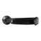 Black breathable ball gag for silent communication in S&M play, designed for comfort and fun.
