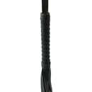 Sex & Mischief Faux Leather Flogger handle designed for impact play and tactile exploration.