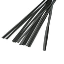 Flogger strips from the Sex & Mischief Mahogany Flogger, designed for balanced impact and sensation in role play.