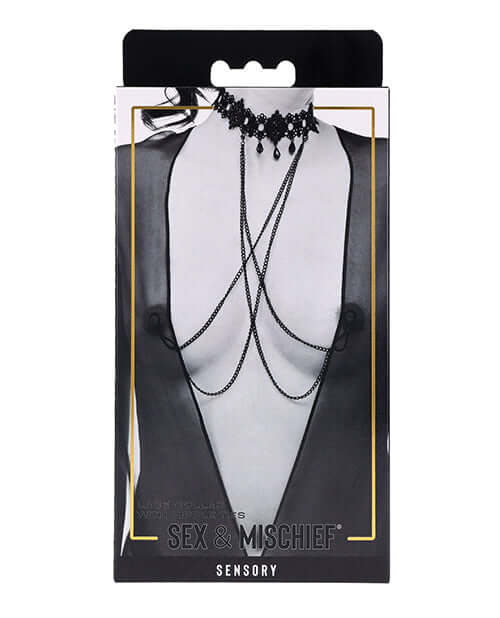 LACE VEILED VISION BLINDFOLD-0
