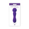Sincerely Wand Vibe Purple by Sportsheets in packaging | Rechargeable 10-Function G-spot and clitoral vibrator