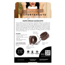 Sportsheets Signature Dawn Dream Handcuffs package featuring cashmere-touch silicone and silver hardware.