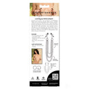 Sportsheets Signature Exchaingeable Nipple Jewelry Silver packaging showcasing features and care instructions.
