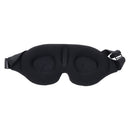 Sportsheets Signature Twilight Tease Blackout Blindfold in black with contoured foam design.