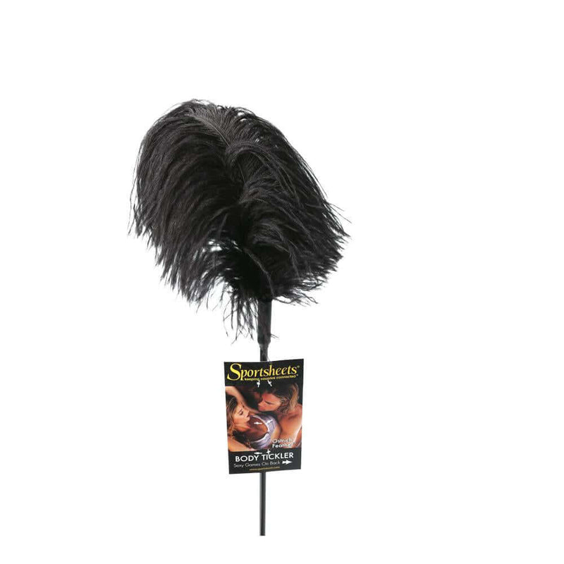 OSTRICH FEATHER BLACK-2